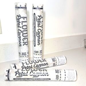 White Petal Flowers Cannon - Flower, Petals Celebration